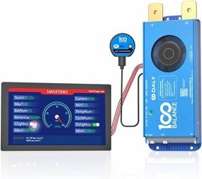 100BALANCE 150A 8-17S Smart Active Balance CAN BMS   WiFi Module  4.3inch Touch LCD Display Set