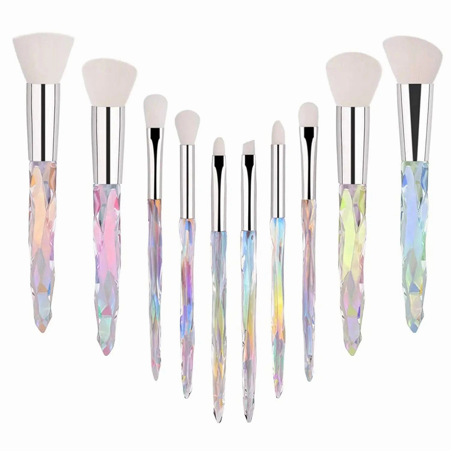 10-Piece Professional Makeup Brush Set X3 style