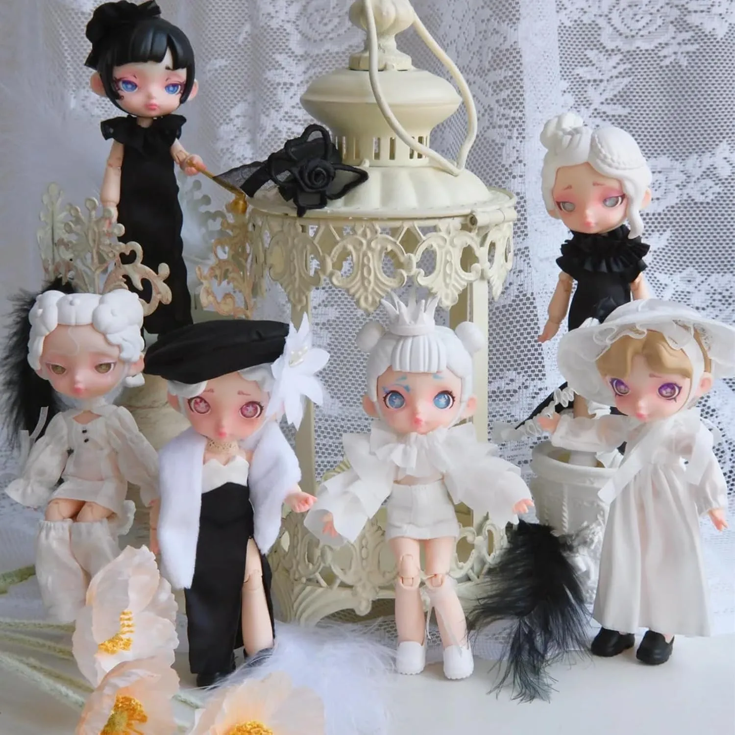 1/12 BJD Dolls Blind Box,Kawaii BJD Dolls Laura Series-Toy City 1/12 Ball Jointed Doll Collectable Action Figure Posable Dress Up Doll for Girls Birthday Party Gift Toys