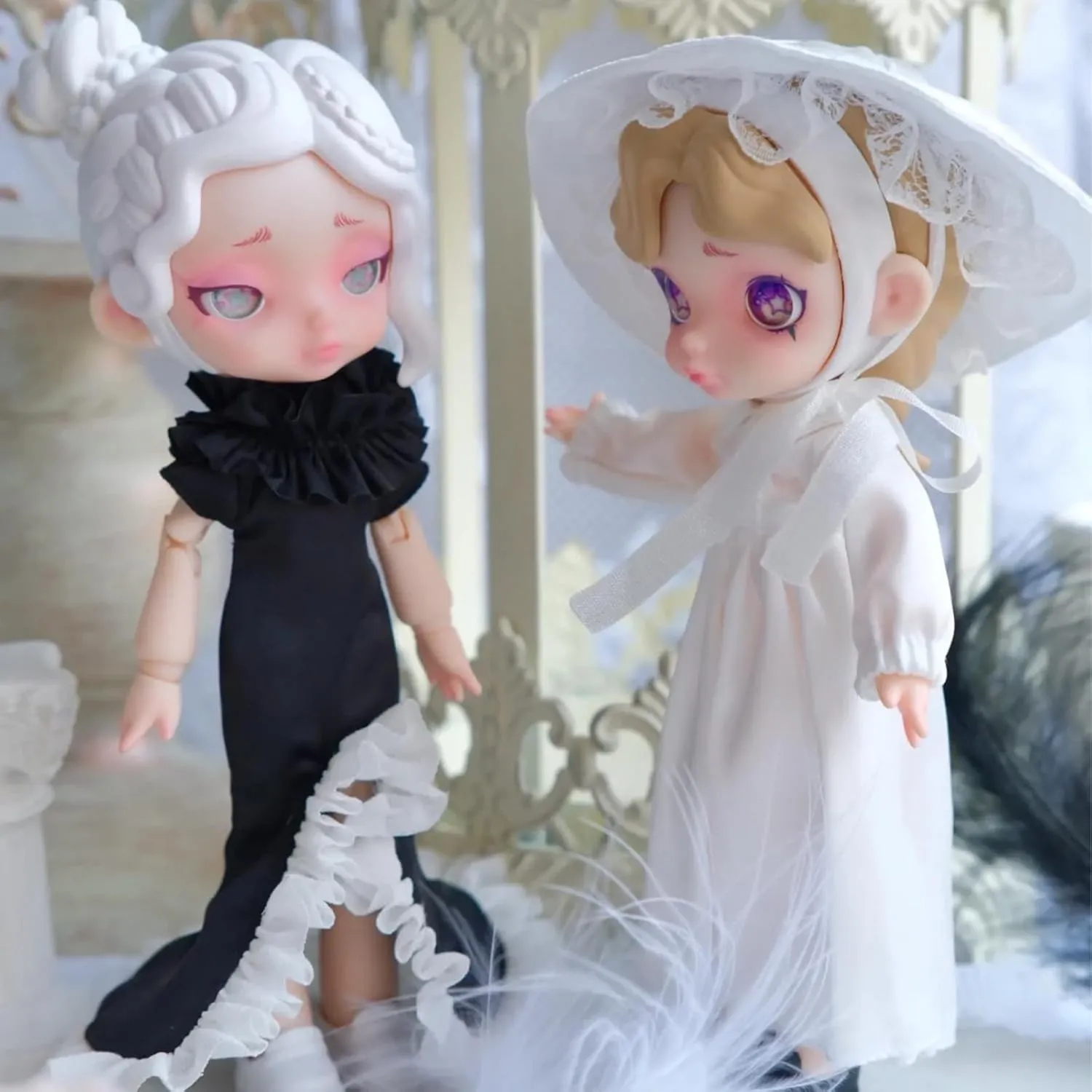 1/12 BJD Dolls Blind Box,Kawaii BJD Dolls Laura Series-Toy City 1/12 Ball Jointed Doll Collectable Action Figure Posable Dress Up Doll for Girls Birthday Party Gift Toys