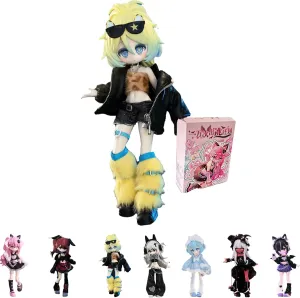 1/12 BJD Dolls Blind Box,Kawaii BJD Dolls Ten Thousand Escape Plan Series 1/12 Ball Jointed Doll Collectable Action Figure for Girls Birthday Party Gift Toys