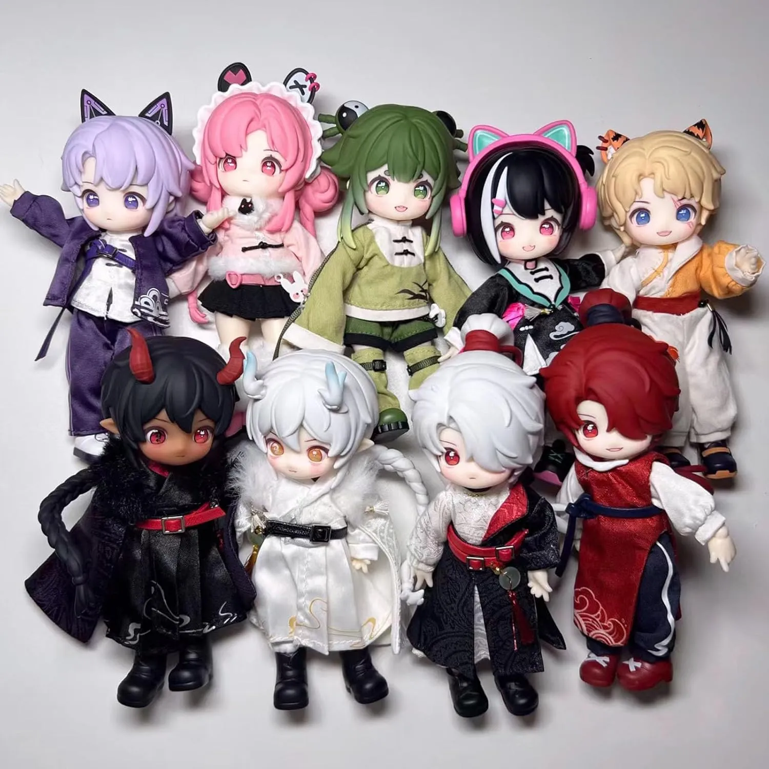 1/12 BJD Dolls Blind Box,Kawaii MJD BJD Dolls NAGI Series-3 1/12 Ball Jointed Doll Collectable Action Figure Posable Dress Up Doll for Girls Gift Toys