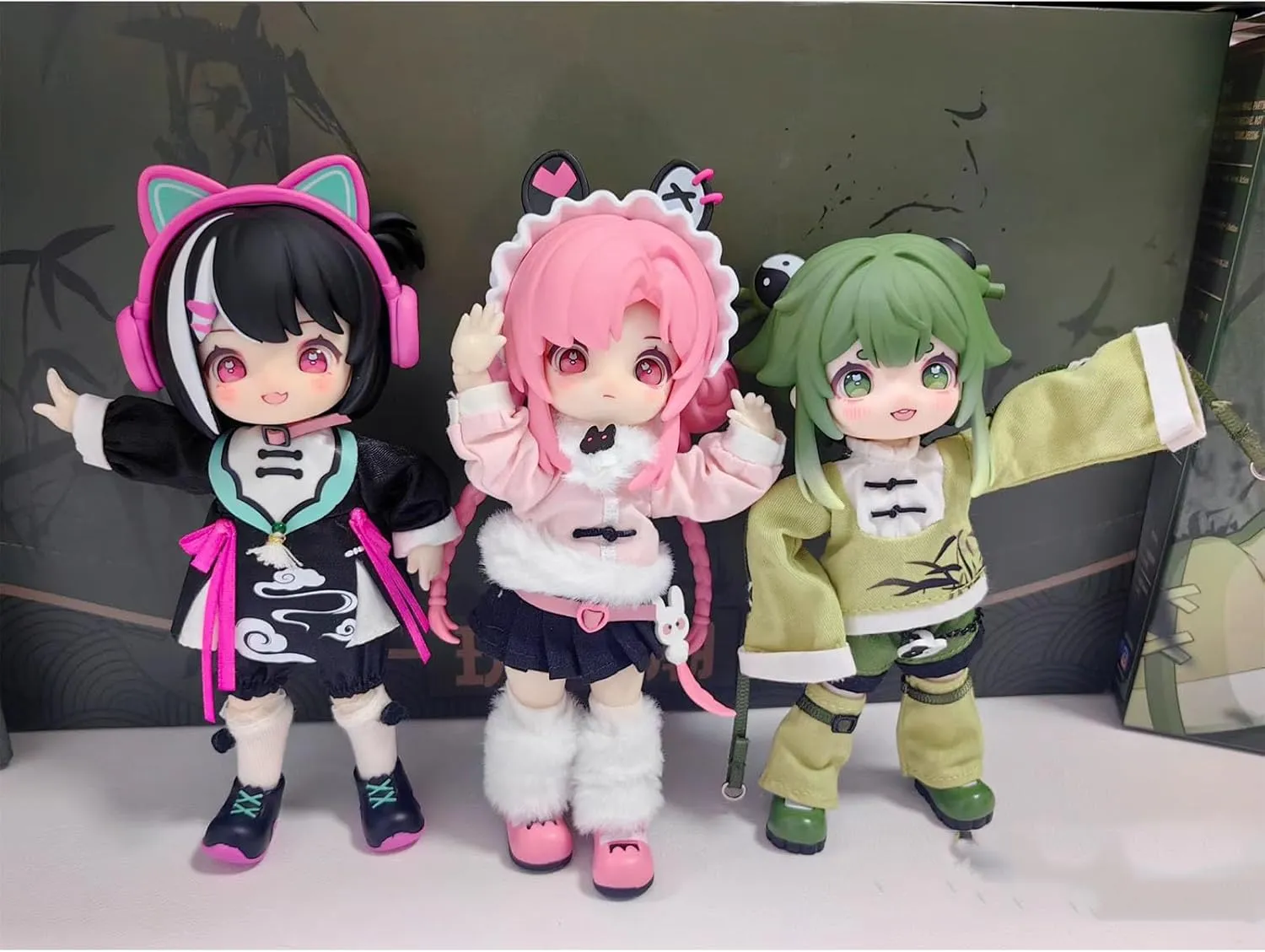 1/12 BJD Dolls Blind Box,Kawaii MJD BJD Dolls NAGI Series-3 1/12 Ball Jointed Doll Collectable Action Figure Posable Dress Up Doll for Girls Gift Toys