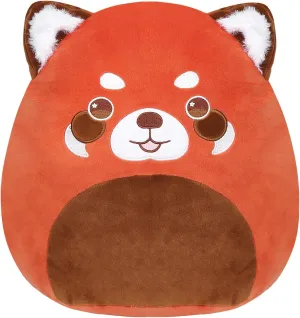 12” Red Panda Plush Pillow Cute Soft Red Panda Plush Toy Soft Stuffed Animal for Playtime Bedtime Birthday Gifts for Kids Girls Boys