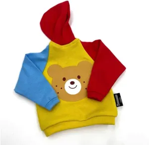 1/6 Scale Male Clothes, Cute Cartoon Bear Hooded Sweatshirt Hoodie Shirt & Shorts Jeans for 12-inches Action Figure Body Doll, 1/6 Cute Boy Figure Costume Hoodie Sweatshirt Outfit (Hoodie)