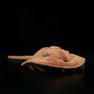 18.1'' Realistic Crab Stuffed Animal Horseshoe Crab Plush Lifelike Soft Stuffed Fish Limulus Tri-Spine Horseshoe Crab Plushie Pillow Doll Toy Kids Gifts