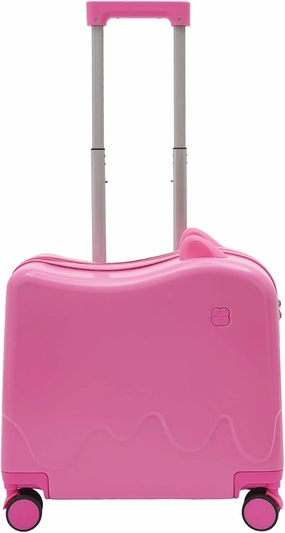 18In Ride on Suitcase, Kids' Luggage with Spinner Wheels, Cute Hardside Suitcase for Short Trips & Study Tours