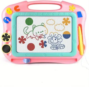 1PC Magnetic Drawing Board, Travel Size Sketch Writing Colorful Erasable Sketching Pad, Holiday Birthday Gifts Girl Learning Toy