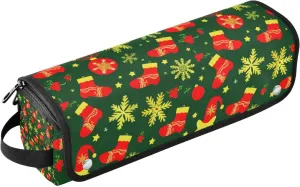 2-in-1 Curling Iron Travel Case with Heat Resistant Mat Dustproof Travel Hair Straightener Bag for Flat Irons, Straighteners, Curling Irons, Christmas Deco Ball Stock Portable Organizer