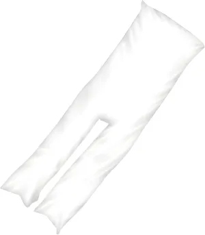 2-Legs Flexible Inner Pillow - 150 x 50cm (59in x 20in) Full Body Pillow Polyester Inner Stuff Anime Japanese Comfortable White Cotton Filled Cushion Plush Sleeper Fluffy Head Rest ADP-TL-001