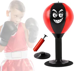 2025 New Fun Punch Rage Bag, Desktop Punching Bag, Punch Ball Suction Cup, Boxing Relaxation Toys, Desktop Boxing Speed Ball for Adults, for Office Table and Counters, Fun Gift for Boss
