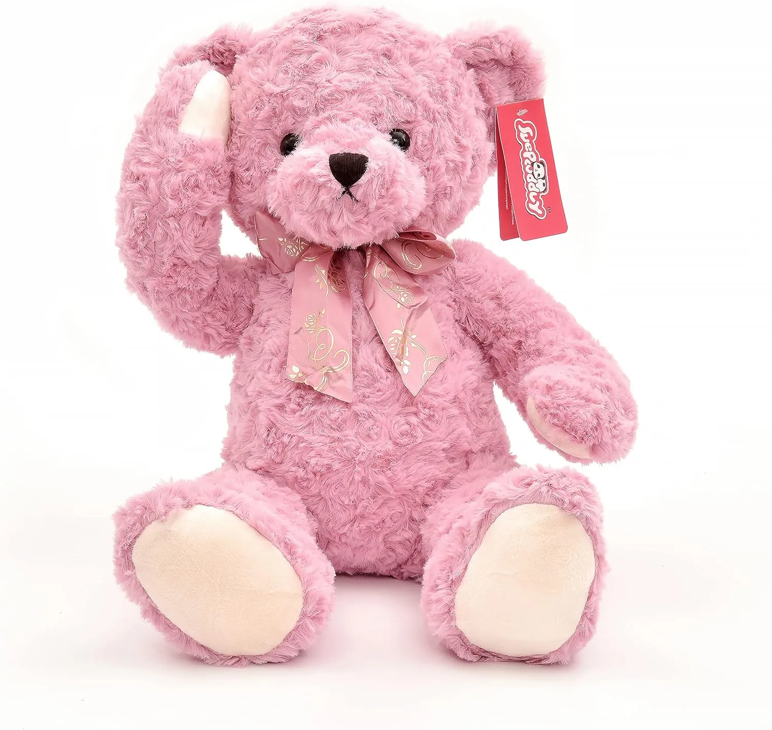 20" Posed Teddy Bear Stuffed Animal Cute Plush Toy for Girl Kids (Pink)