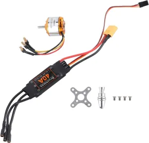 2212 1000KV motor 40A brushless ESC Set Applicatabke RC Motor ESC for RC Drone Helicopter Electric Speed Controllers Power Plant Driveline Systems