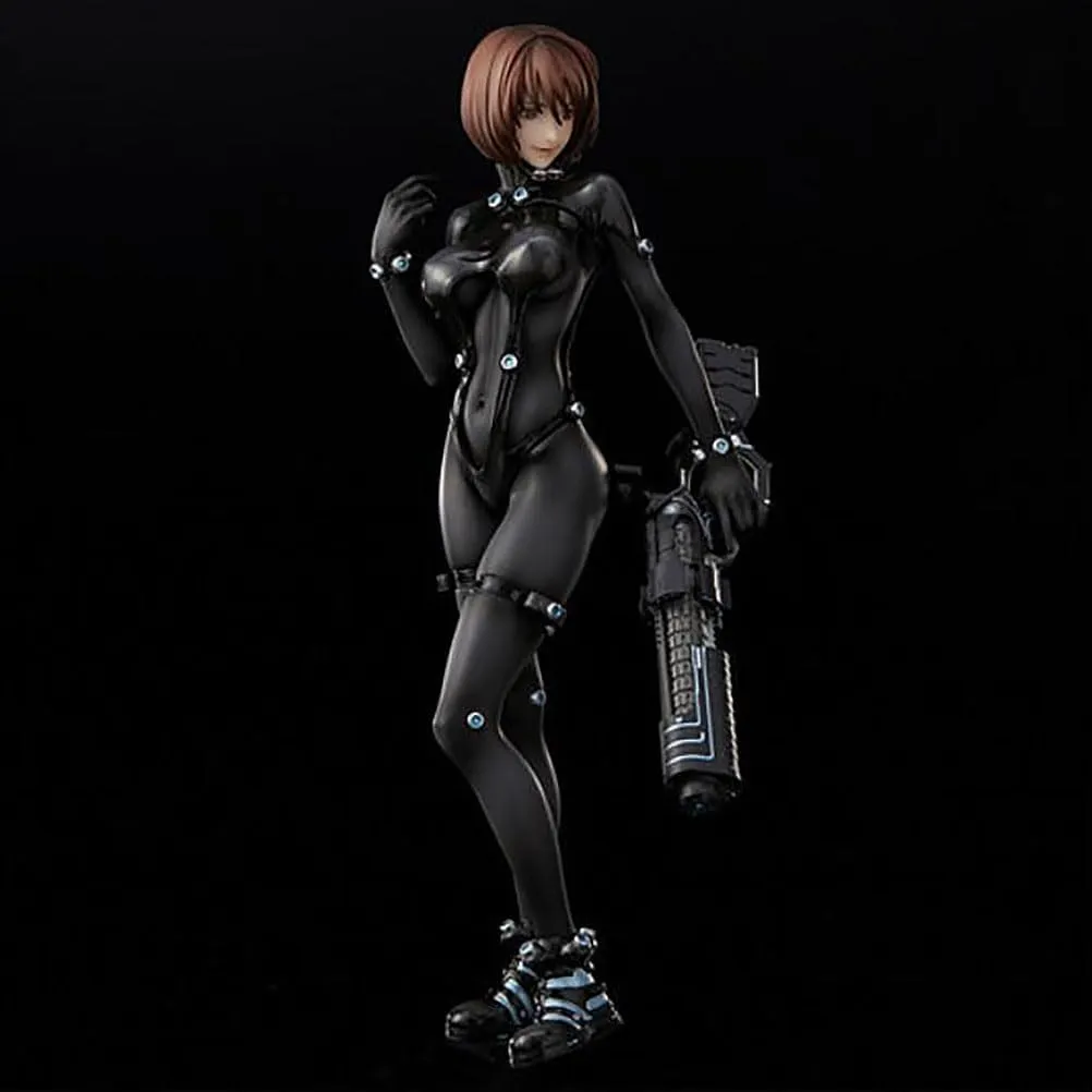25 cm/9.84 inches GANTZ Reika & Anzu PVC Collectible Game Action Figure Character Model(Black)