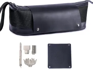 2IN1 Hair Tools Travel Bag with Removable Heat Resistant Mat Curling Iron Travel Case, Hair Dryer Organizer for Flat Irons, Straighteners and Haircare Accessories, Hot Tools Travel Bag Hair