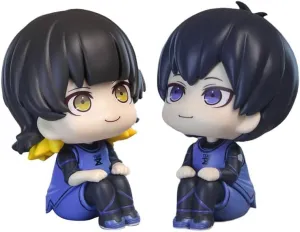 2PCS Isagi Yoichi Bachira Meguru Figure Anime Figurine 3.9'' PVC Cute Isagi Yoichi Version Action Figure Model Cake Topper Collectible Statue