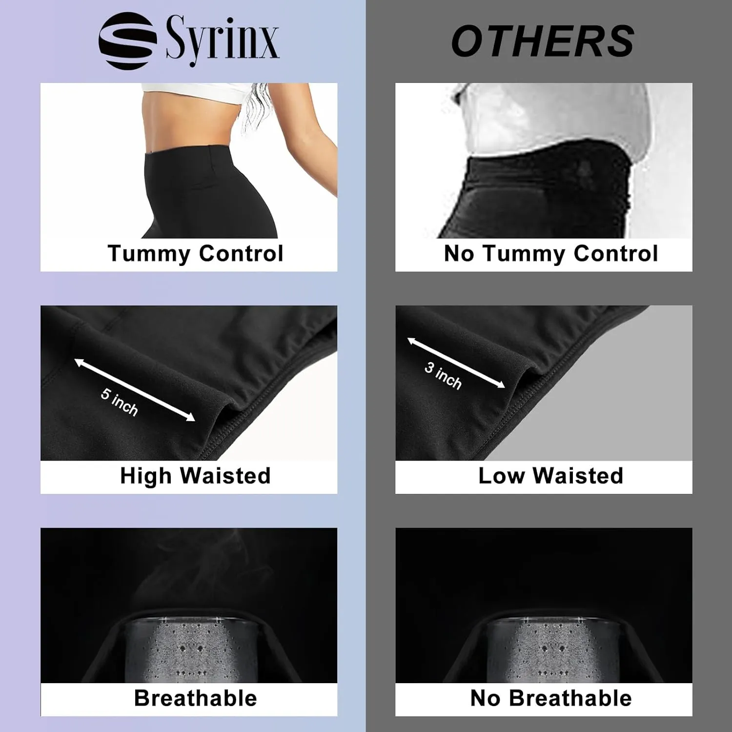 3 Pack Biker Shorts for Women – 8"/5"/3" High Waisted Tummy Control Workout Yoga Running Athletic Shorts