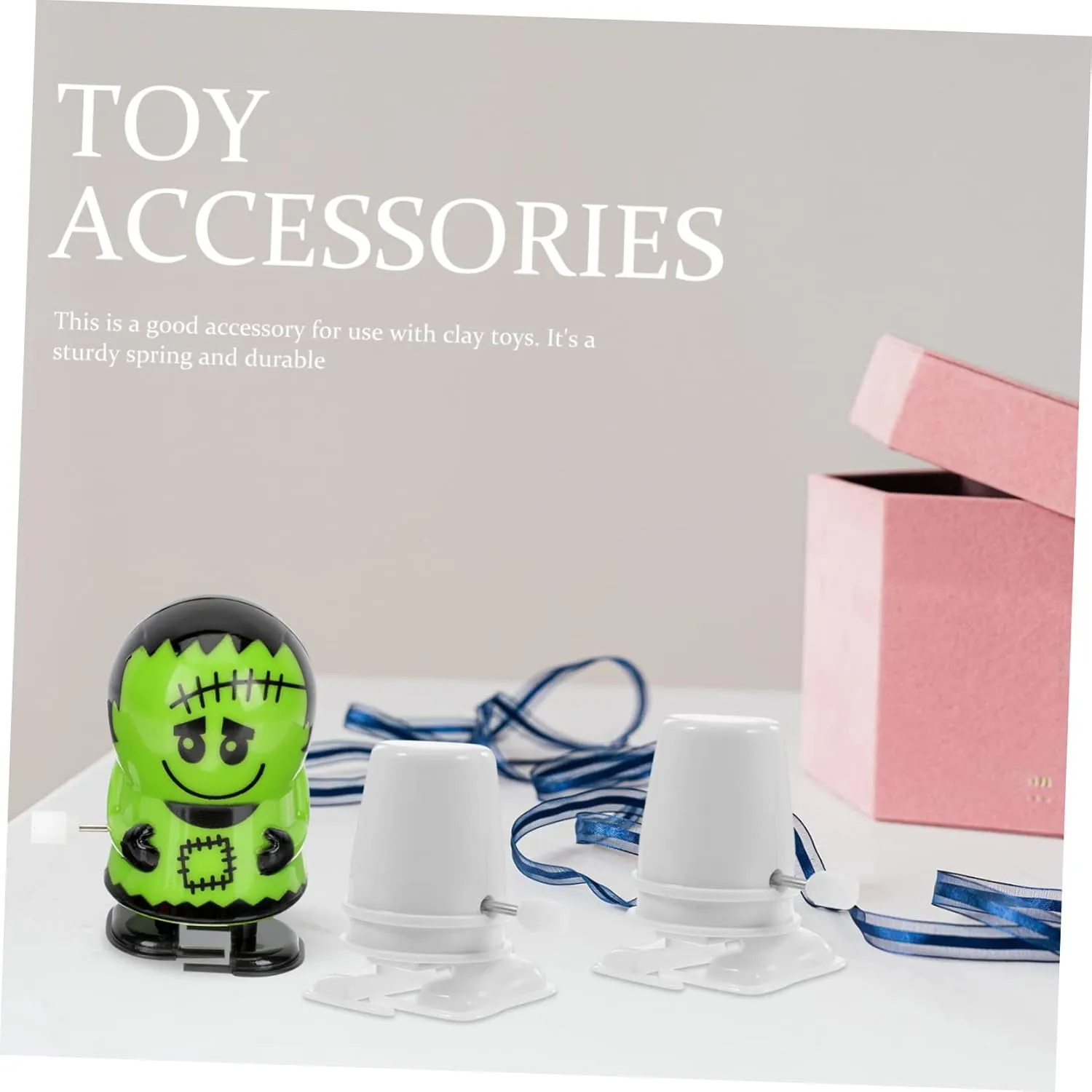 30 Pcs Clockwork Legged Robot Windup Movement Stocking Stuffers Clockwork Toy Movement Toy Clockwork Walking Toy Mini Animal Toys Clockwork Movement Bagged Part Plastic Child White