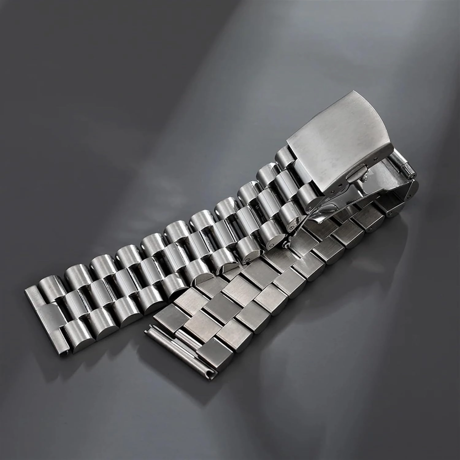 316L Stainless Steel Watch Band 18mm 20mm 22mm Universal Brushed Solid Stainless Steel Watch Band for Quartz Watches Traditional Watches
