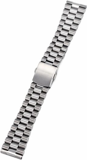316L Stainless Steel Watch Band 18mm 20mm 22mm Universal Brushed Solid Stainless Steel Watch Band for Quartz Watches Traditional Watches