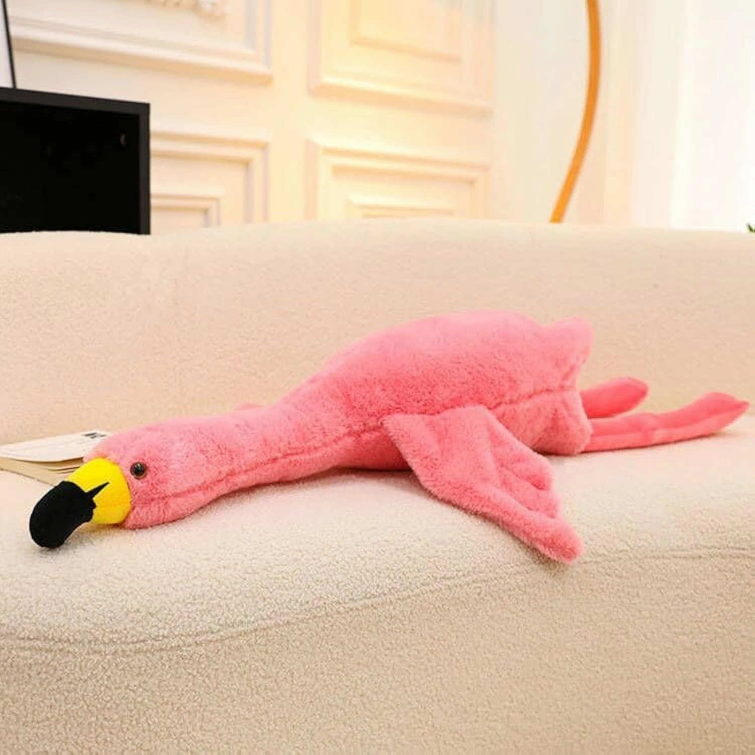 34" Flamingo Stuffed Animal Plush Pillow,Flamingo Gifts,Pink Flamingos Soft Plush Doll Toys,Gift for Kids and Adults（Pink）