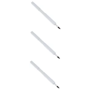 3pcs Lipstick Applicator Retractable Lip Brush Portable Makeup Brush Ideal for Daily Salon Use