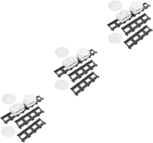 3sets Creative Electric Set Rotating Sushi Simulation Toy for Boys and Girls Interactive Party Plaything Track Encourages Social Skills and Imaginative Play