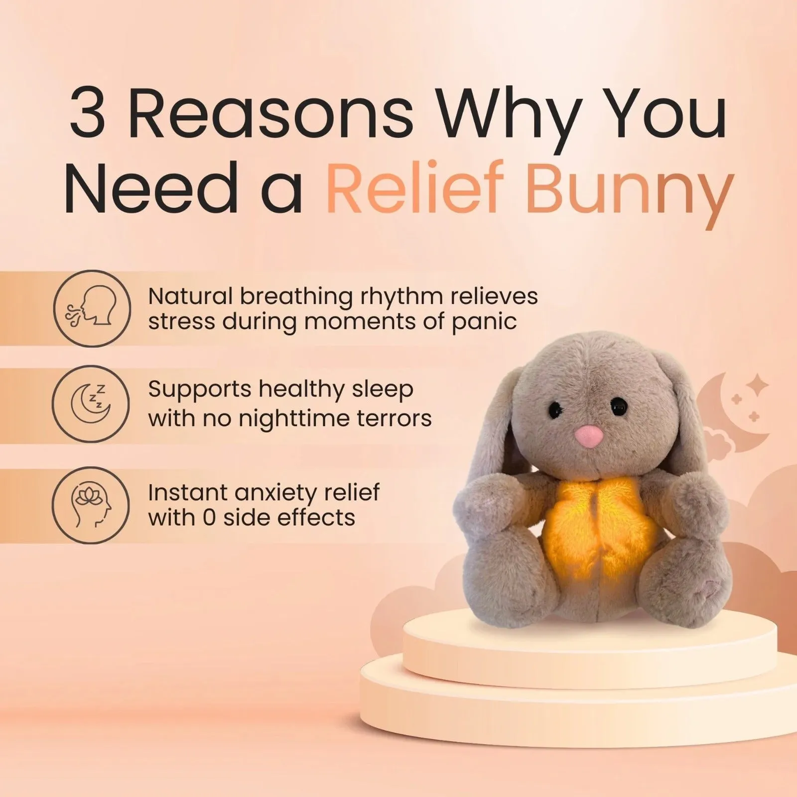 4 Models Musical Plush Rabbit Toy Breathing Soothing Plush Stuffed Doll Singing