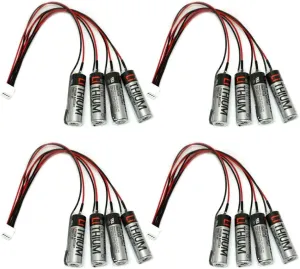 «4 Pack» 2000mAh ER6V/3.6V PLC Lithium Battery Replacement for Yaskawa HW0470360-A Motoman Robot YASKAWA HW0470360