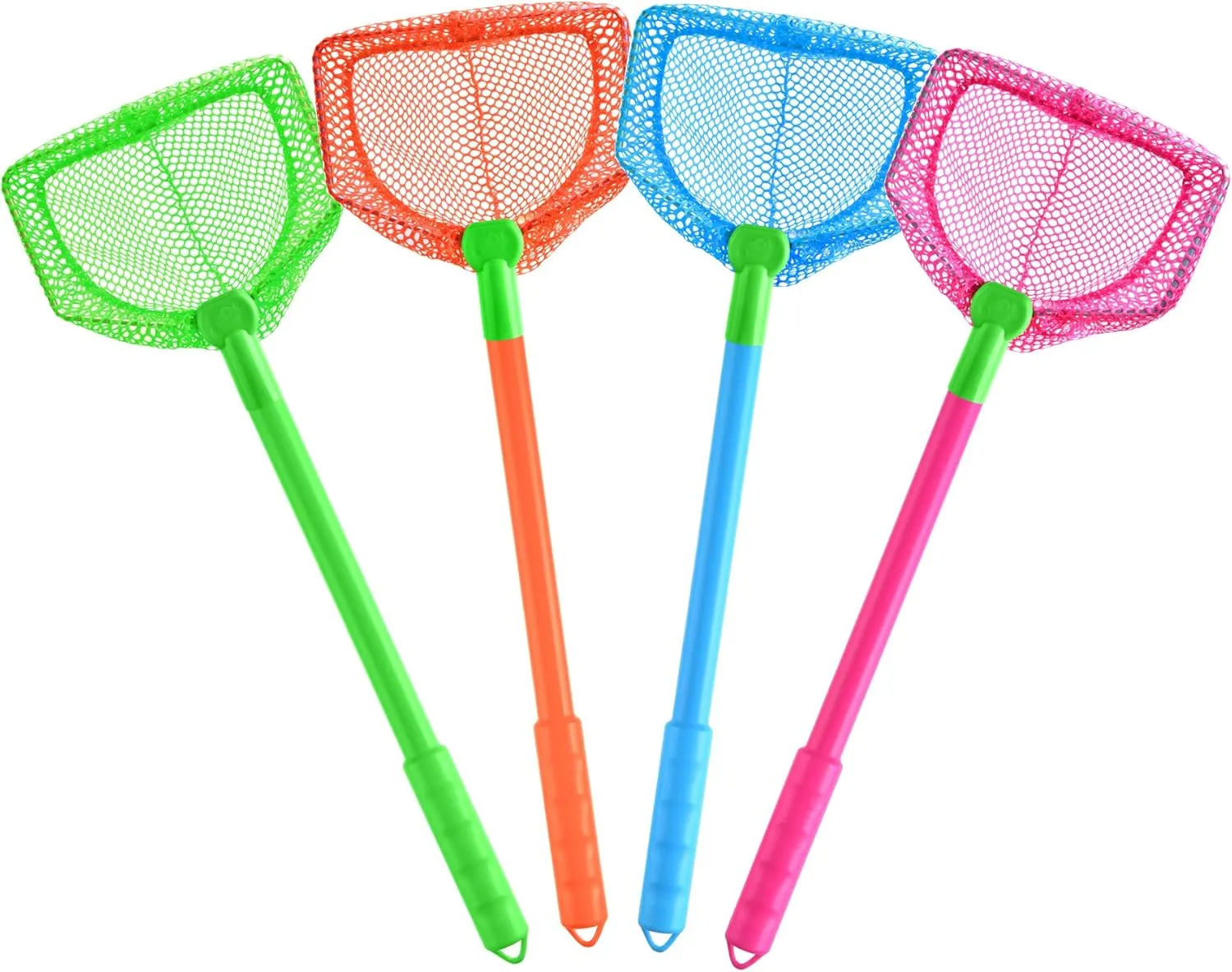 4 Pieces Fishing Butterflies Nets Beach Nets Insects Bug Catch Toy for Kids Garden Outdoor Tools