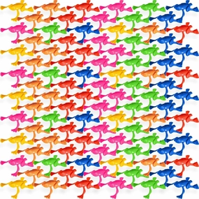 400 Pcs Jumping Plastic Frogs for Kids Toys Bulk 2 Inches Assorted Colors Party Frogs for Party Favors Goody Bag Fillers Classroom Prize