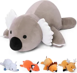4.2lbs Koala Weighted Stuffed Animals, Weighted Stuffed Animal Plush 24", Giant Koala Stuffed Animal Pillow Soft Doll Toy Gifts for Kids Adults Women Men Girls Boy