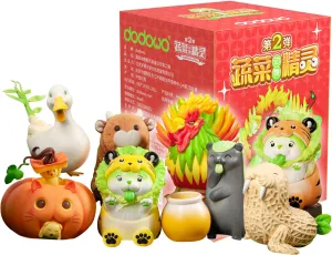 52TOYS Vegetables Fairy 2nd Action Figure, 1Pc Collectible Toy Kawaii Creative Gift Room Decor Desktop Decoration 3.5 Inch, Gift for Birthday Party