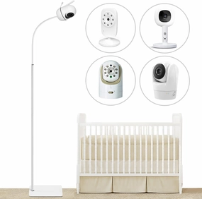 67" Adjustable Height Baby Monitor Floor Stand Holder Compatible with Hellobaby,ANMEATE,Infant Optics DXR-8 Pro,Also Compatible with The Nanit Pro Smart Baby Monitor & Flex Stand Without Tool