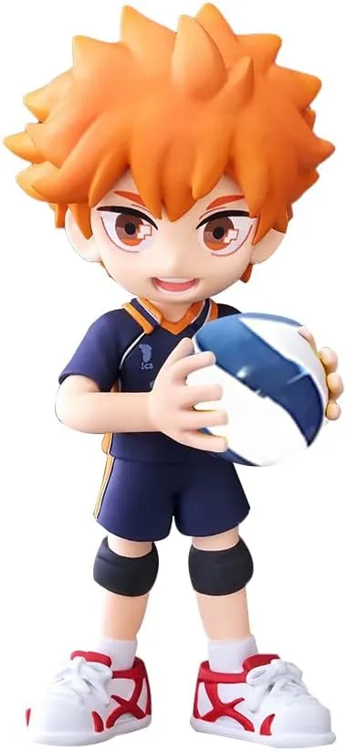 6PCS/Set Shoyo Figure Tobio Kageyama Cake Topper Ornament, 9cm Kozume Kenma Figure Statue Tsukishima Ke Action Figure Desktop Decoration Party Supplies Gifts for Fans