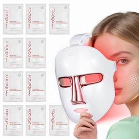 7 Colors Red Light Mask & 10- Count Hydrating Sheet Mask