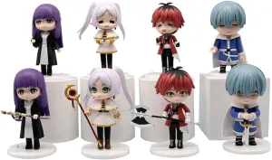 8pcs Frieren Figures Set Cute Mini Figurines Anime Frieren Fern Action Figure 10cm Stark Statue Cake Topper Desktop Decoration Collectibles Gift