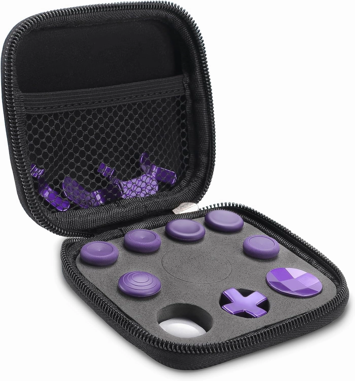 Accessories for Xbox One Elite Series 2 Controller(Model 1797), Metal Thumbsticks Paddles Joysticks Replacement Parts Kits Compatible with Xbox Elite Wireless Controller Series 2 Core(Purple)