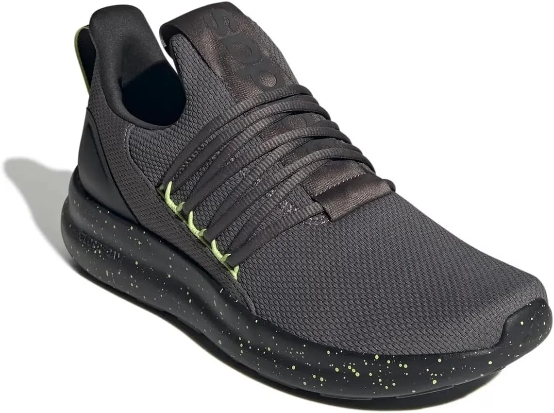 adidas Men's Lite Racer Adapt 7.0 Sneaker, Charcoal/Pulse Lime/Carbon, 8
