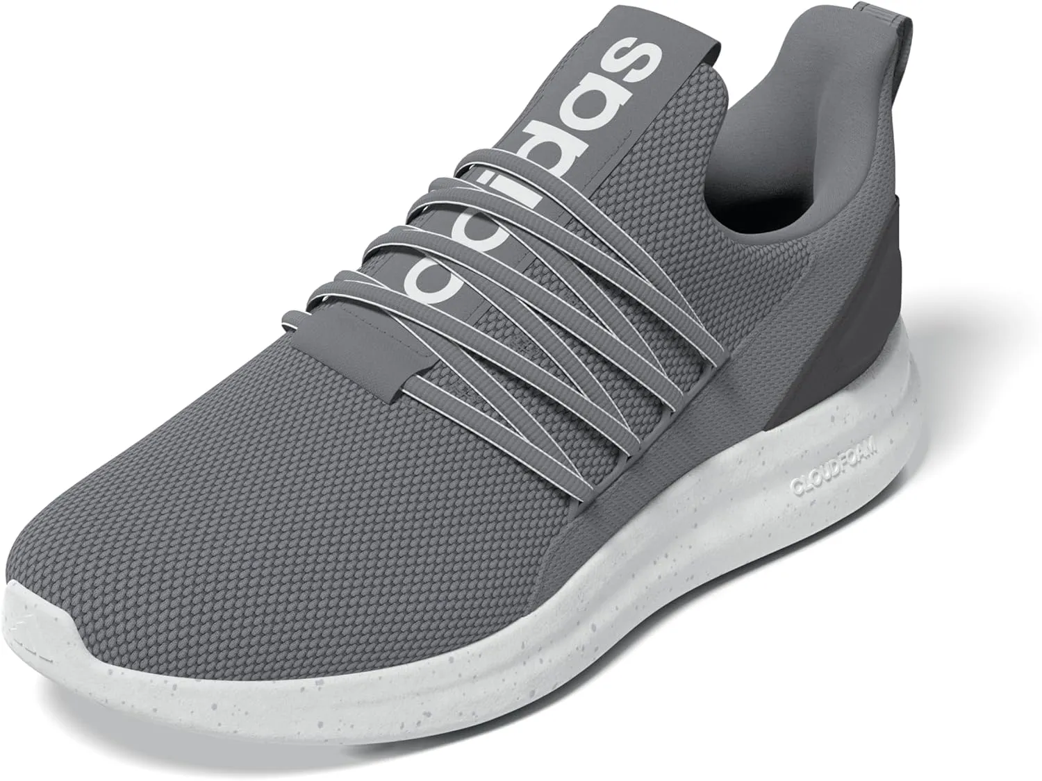 adidas Men's Lite Racer Adapt 7.0 Sneaker, White/Better Scarlet/Lucid Blue, 6.5
