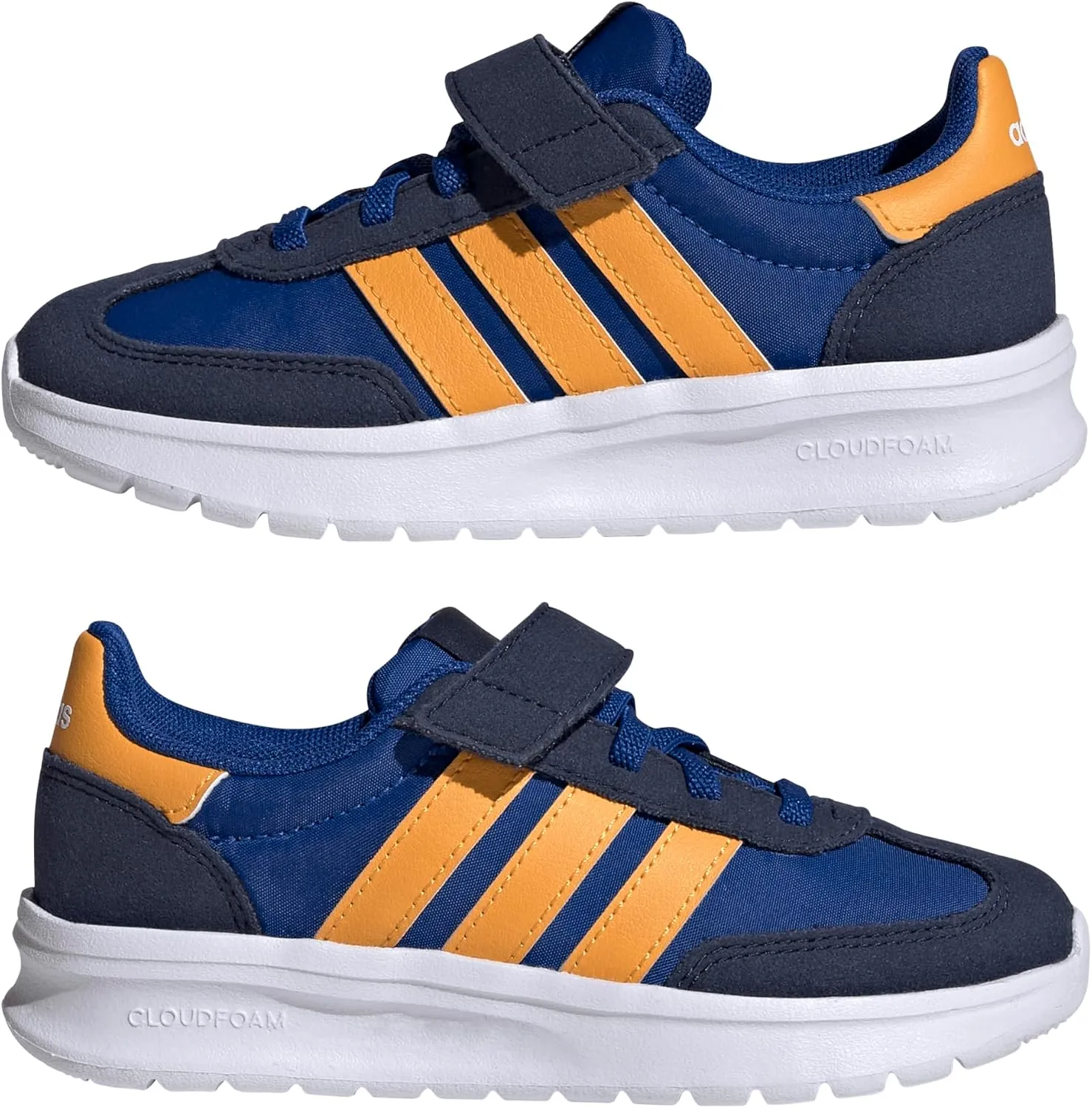 adidas Unisex-Child Run 70s 2.0 Elastic Lace & Strap Sneaker