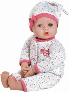 Adora Play Time Babies Collection, 13" Baby Doll with Doll Clothes and Accesories, Made with Sweet Baby Powder Scent, and GentleTouch Vinyl Body, Birthday Gift for Ages 1  - Baby Dot