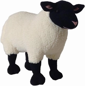 Adore 14" Standing Marshmallow The Suffolk Sheep Plush Stuffed Animal Toy