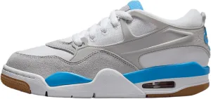 Air Jordan 4 RM Big Kids' Shoes (FQ7938-104, White/White/Neutral Grey)