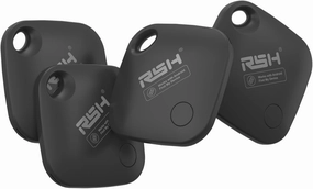 Air Tag for Android 4 Pack Luggage Tracker Tags Works with Google Find My Device/Hub App, Bluetooth Tracker Key Finder and Item Locator for Luggage, Backpack, Suitcases, Replaceable Battery