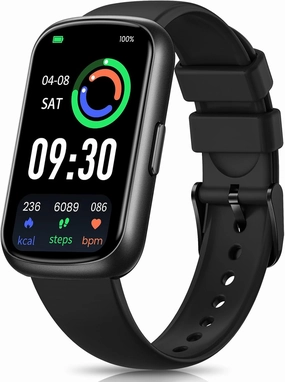 AKUMAKA Fitness Watches for Women Men, Smart Watch with Heart Rate Blood Oxgen Sleep Tracker, Waterproof Fitness Tracker for Android iPhone, Bluetooth Calls Alert/Receive SMS/Notifications