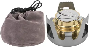 Alcohol Burner, Outdoor Portable Mini Cooking Spirited Alcohol Fuel Stove Alcohol Stove Portable Stove Portable Camping Stove for Picnic BBQ Camp Hiking (Grey)