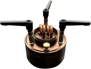 Alcohol Stovetop Outdoor Cooking,Lightweight,Sturdy,Compact,Small Camping Burner,Furnace for Picnic Hiking Trips Camping Tea