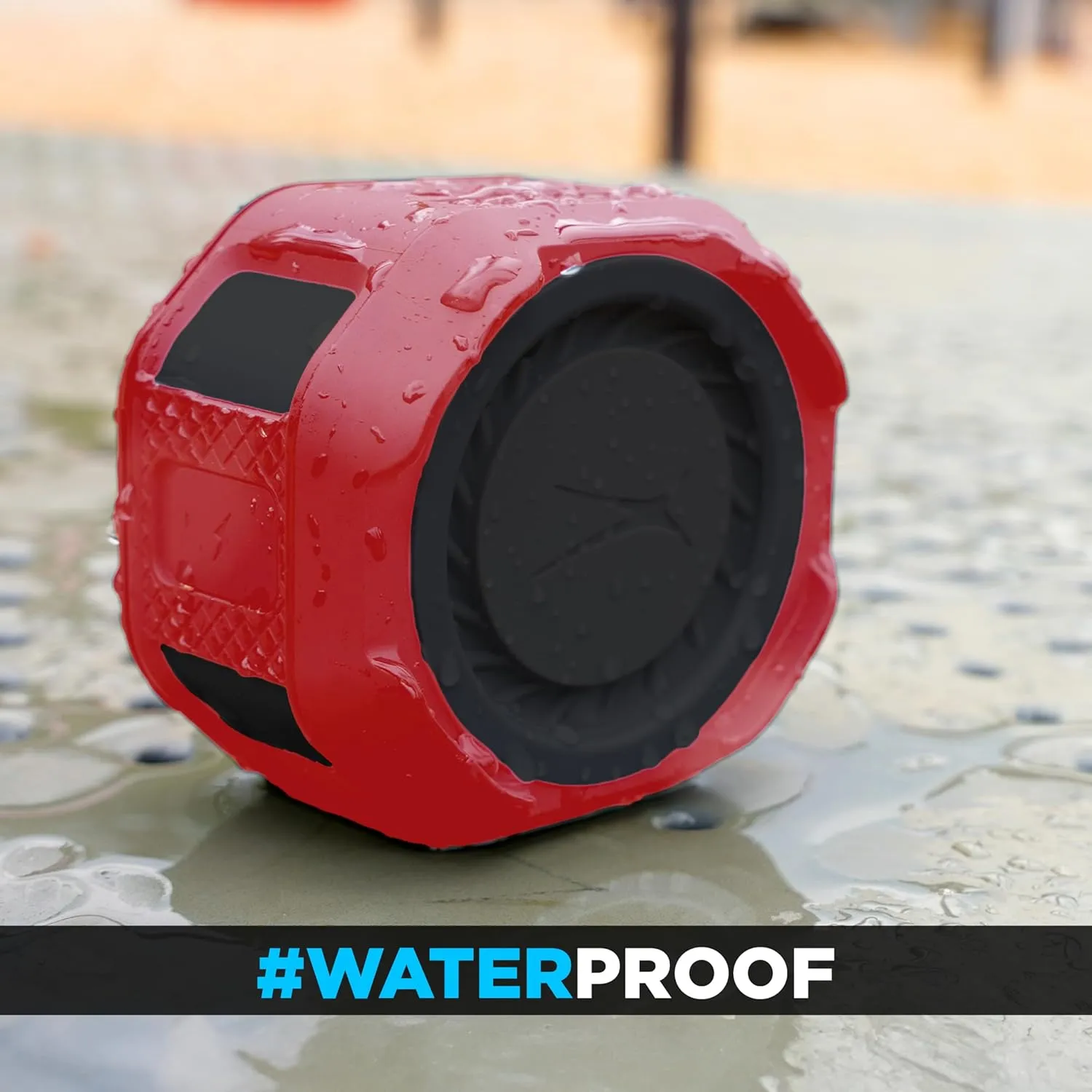 Altec Lansing HYDRATREK Magnetic Bluetooth Speaker, Waterproof IP67, 5W RMS Output, True Wireless Pairing, USB-C Quick Charge, 3.7V 400mAh Battery, Voice Assistant, Perfect for Any Adventure
