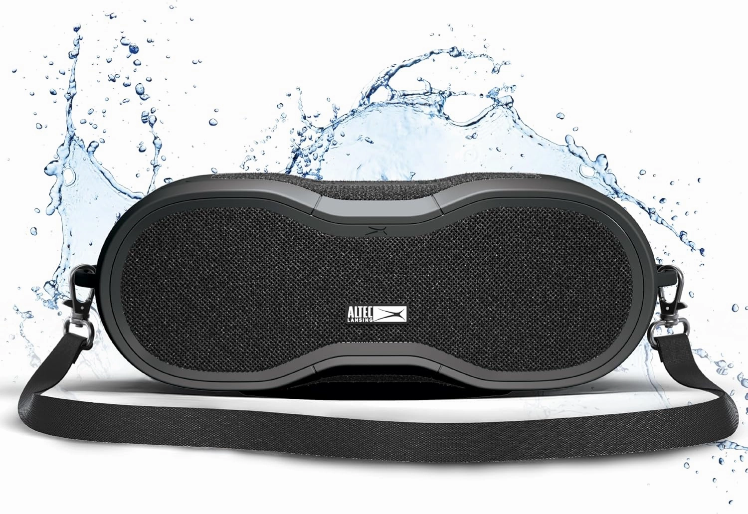 Altec Lansing BoomJacket XL Wireless Bluetooth Speaker, Magnetic Waterproof Speaker, IPX7 Outdoor Speaker with 24H Playtime, Portable Speaker with Carabiner, Mountable, Quick Charge